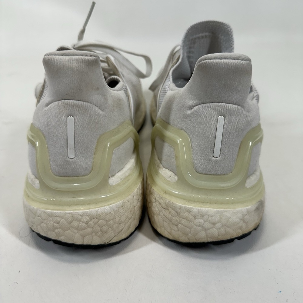 Adidas UltraBoost 20 Shoes Men's 9.5 Cloud White Core Running Sneakers - Picture 5 of 9